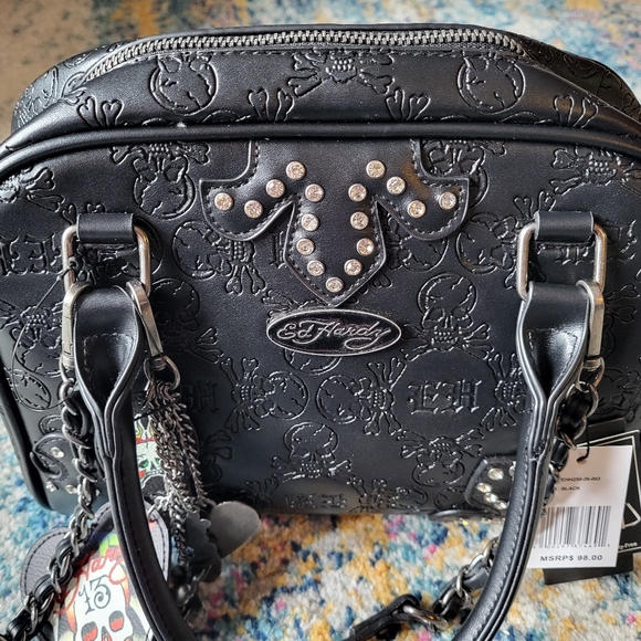 Ed Hardy Handbags - Ed Hardy Black Bag